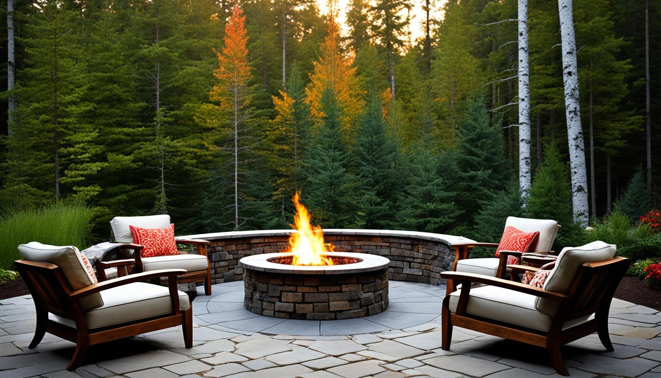 how tall should a fire pit be