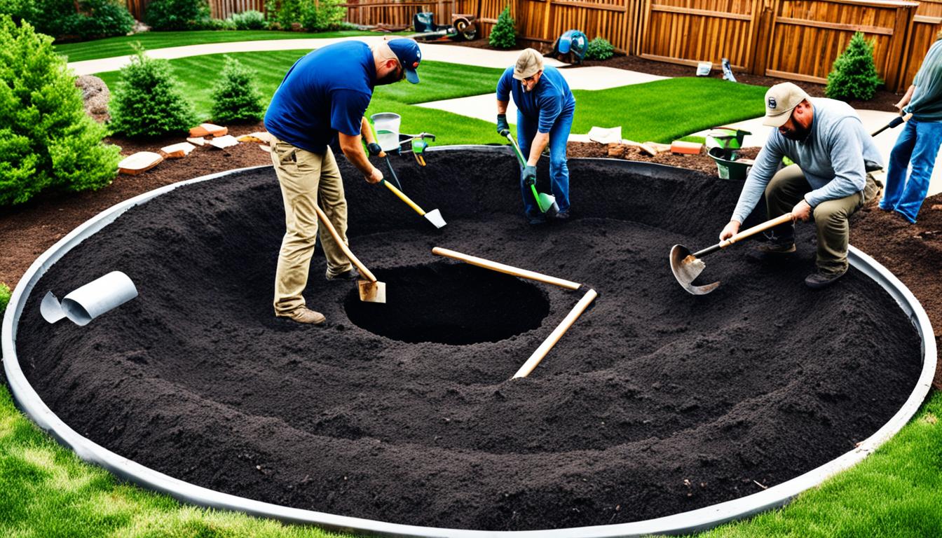 how to build a fire pit in the ground