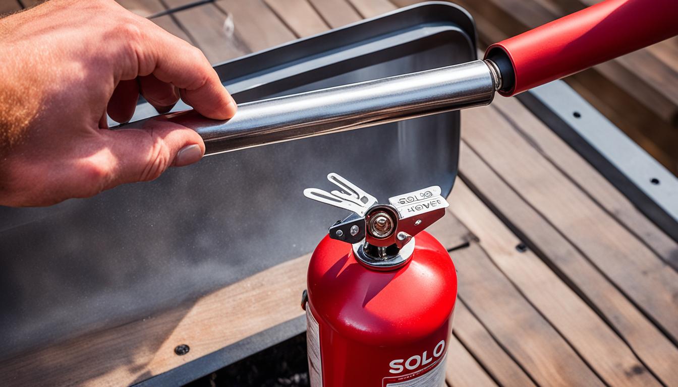 how to put out fire in solo stove