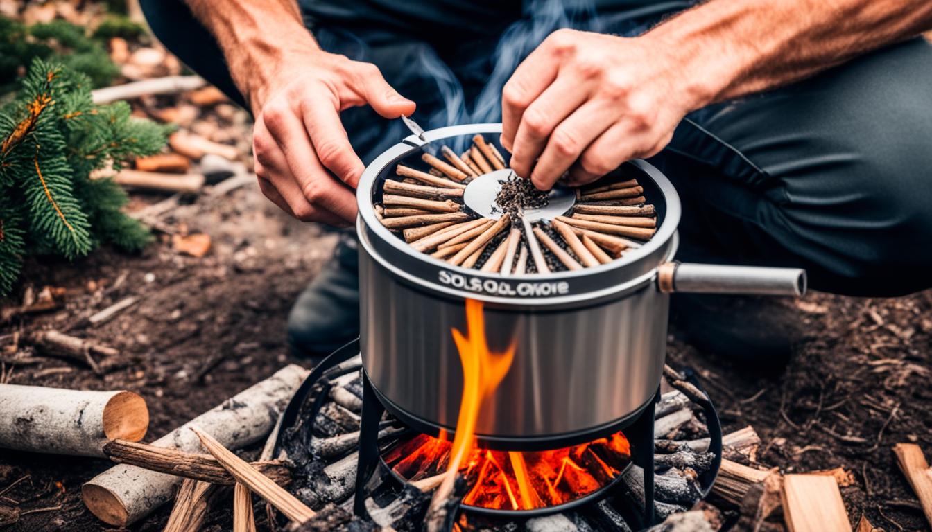how to start solo stove fire