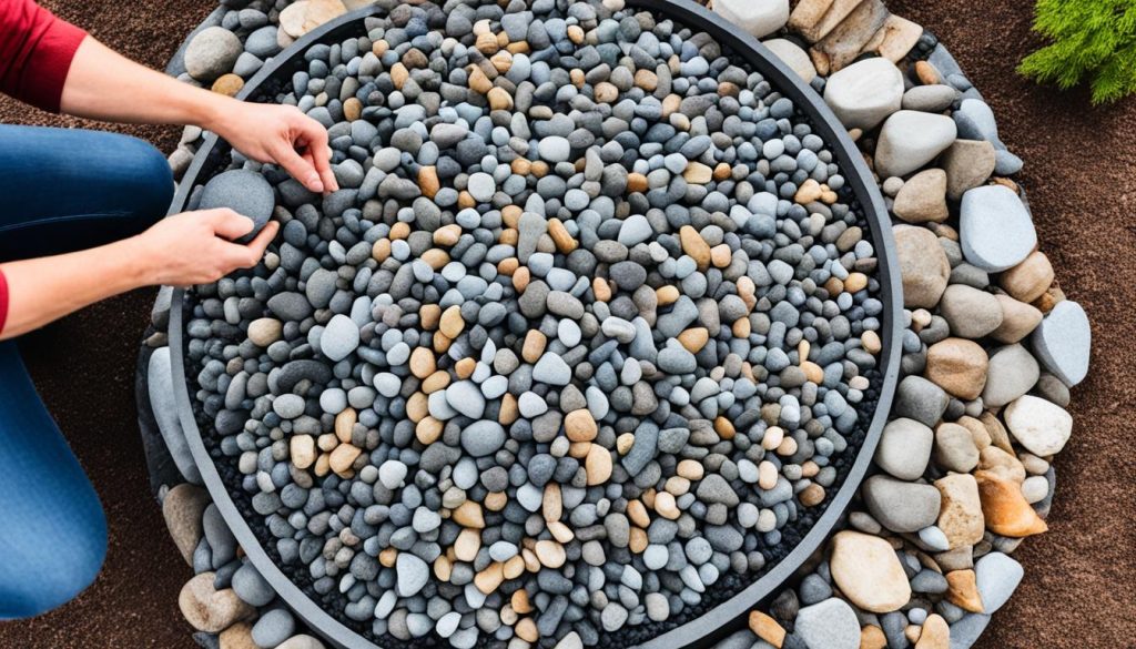 step-by-step guide for building a fire pit with rocks