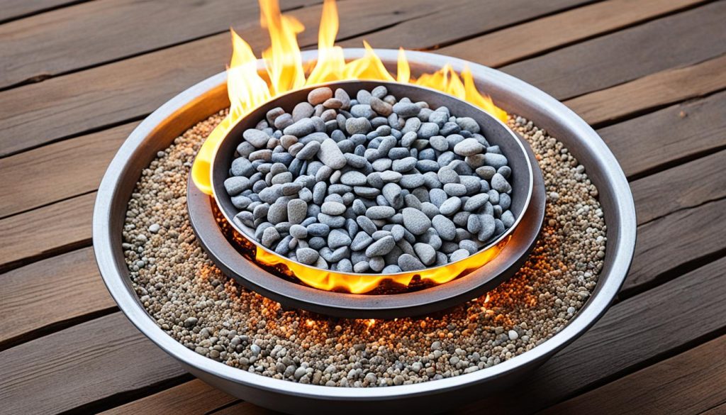 table top fire pit design