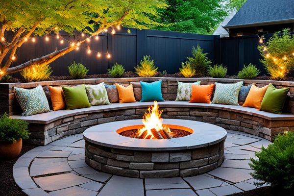 backyard fire pit ideas landscaping on a budget