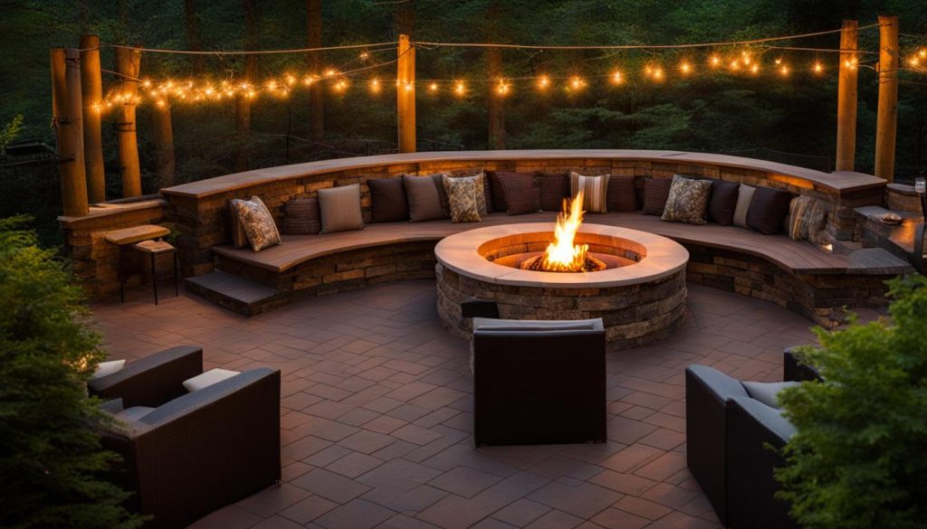 can you use a fire pit on a deck