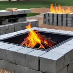 can you use cinder blocks for a fire pit