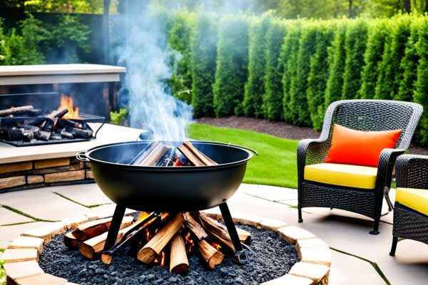 charcoal fire pit
