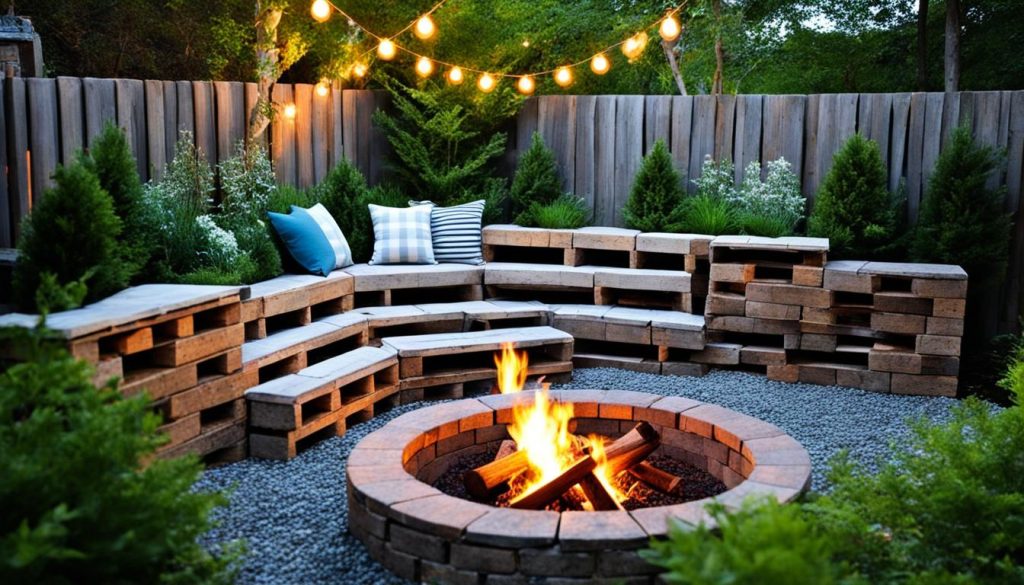 cheapest way to build a backyard fire pit