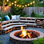 cheapest way to build a backyard fire pit