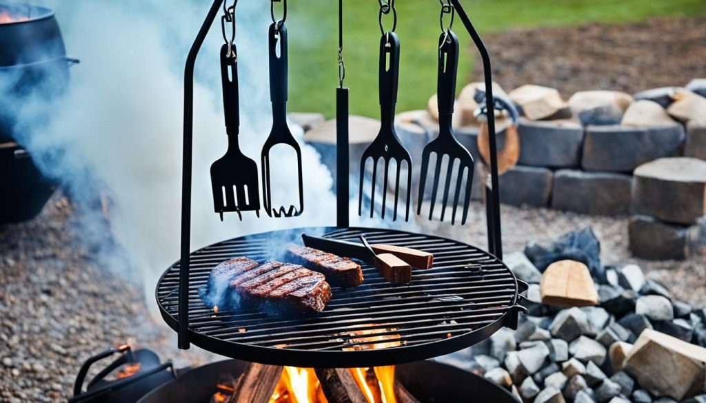 fire pit cooking accessories