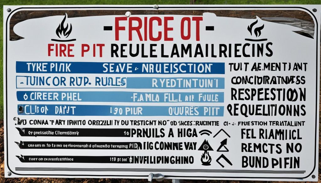 fire pit regulations