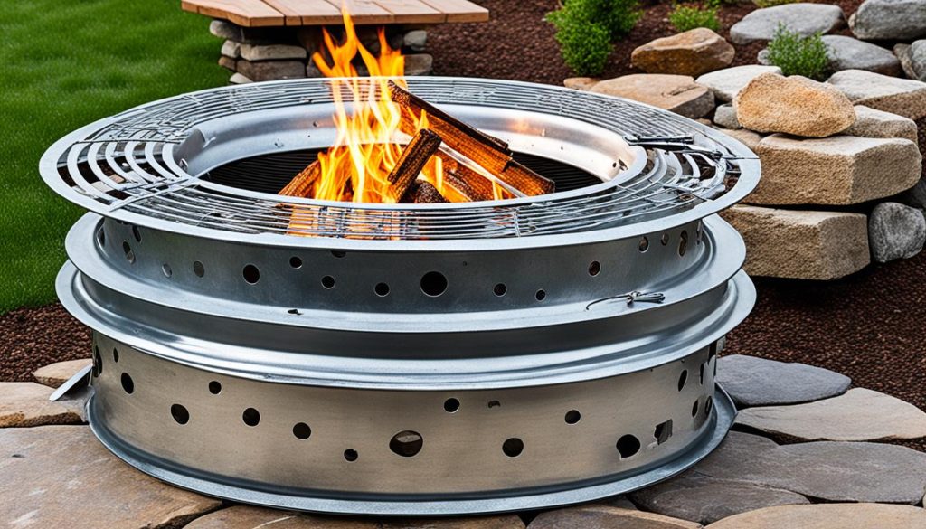 galvanized steel fire pit guidelines