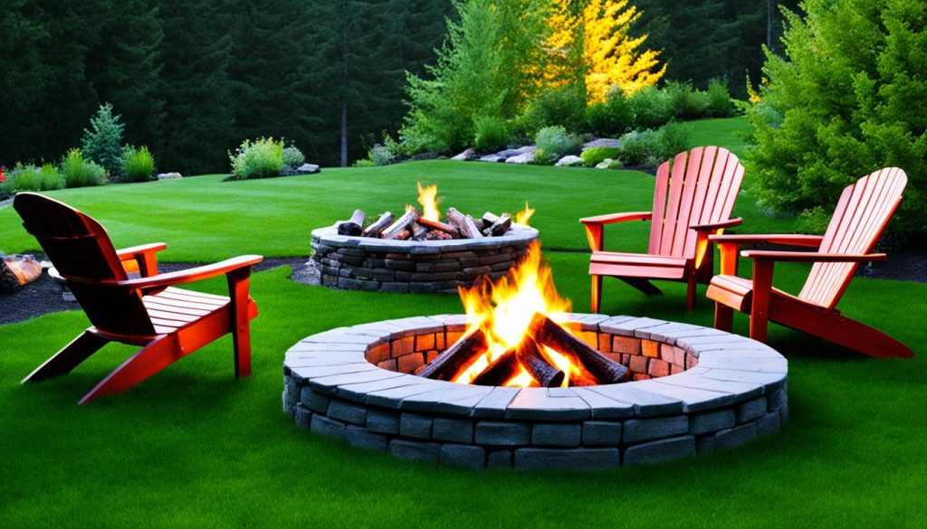 in ground fire pit
