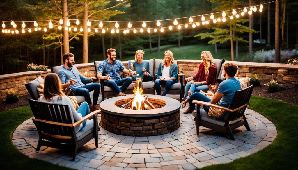 fire pit seating options