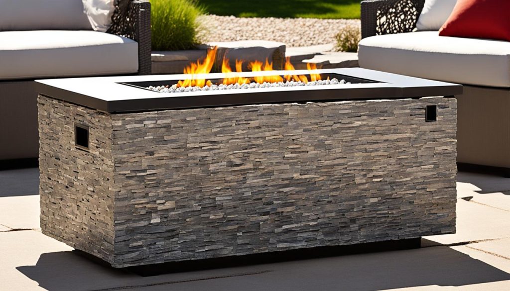 propane gas fire pit for patio