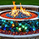 Affordable glass rocks for fire pit