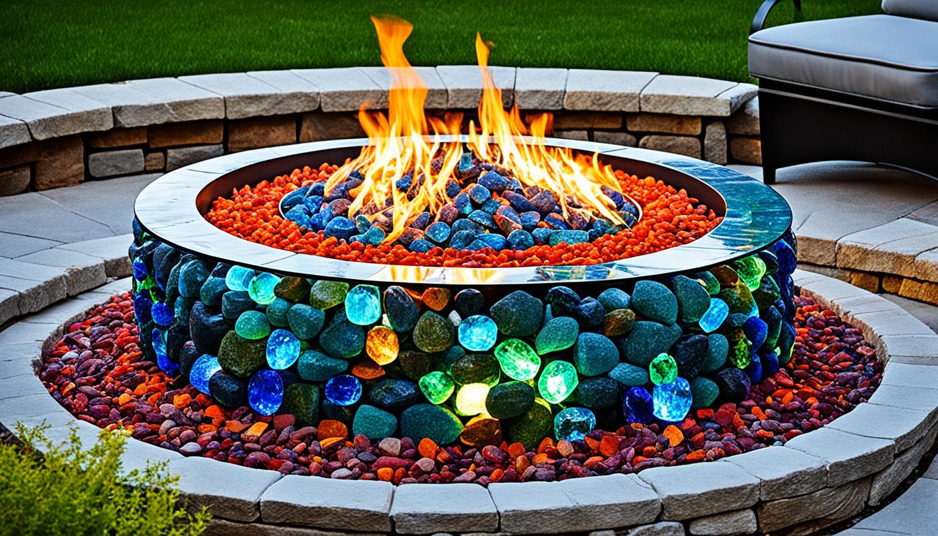 Affordable glass rocks for fire pit