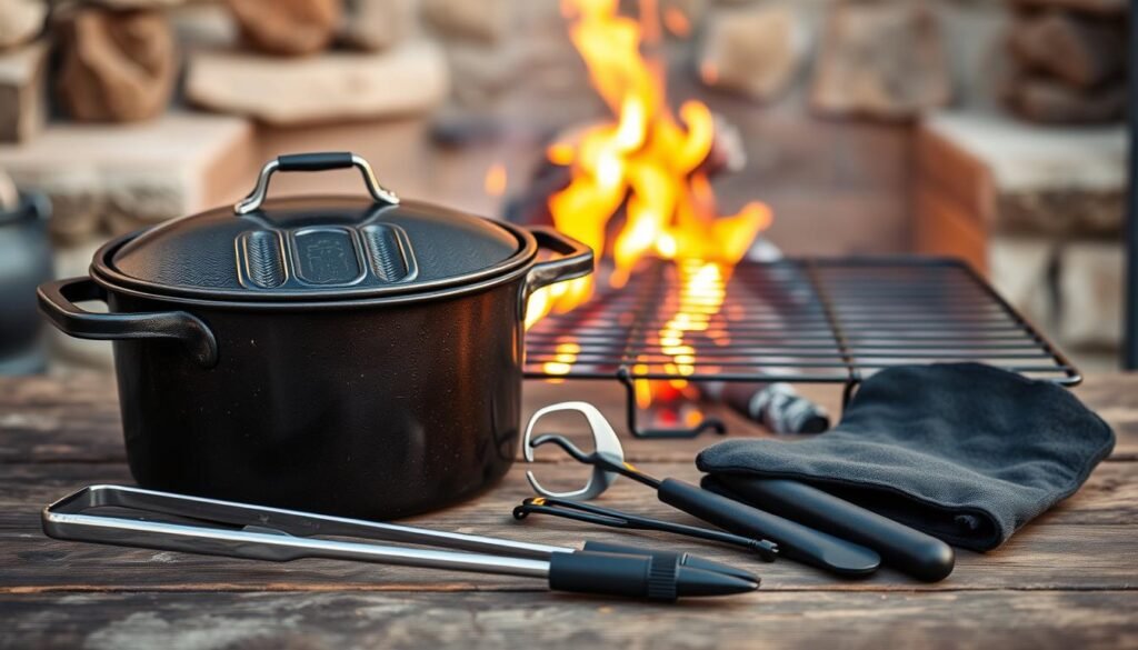 fire pit cooking tools