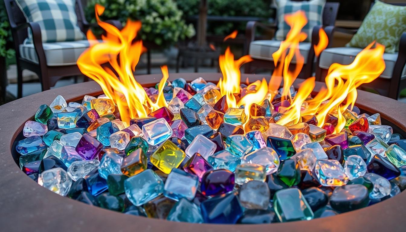 Best glass rocks for fire pit