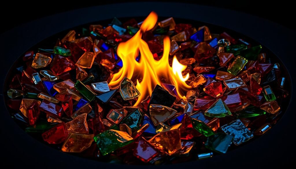 Fire pit glass safety precautions